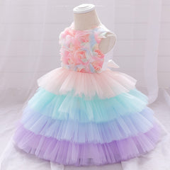 Liana - Baby Girl Birthday Party Dress | Princess Dress Baby Girl.