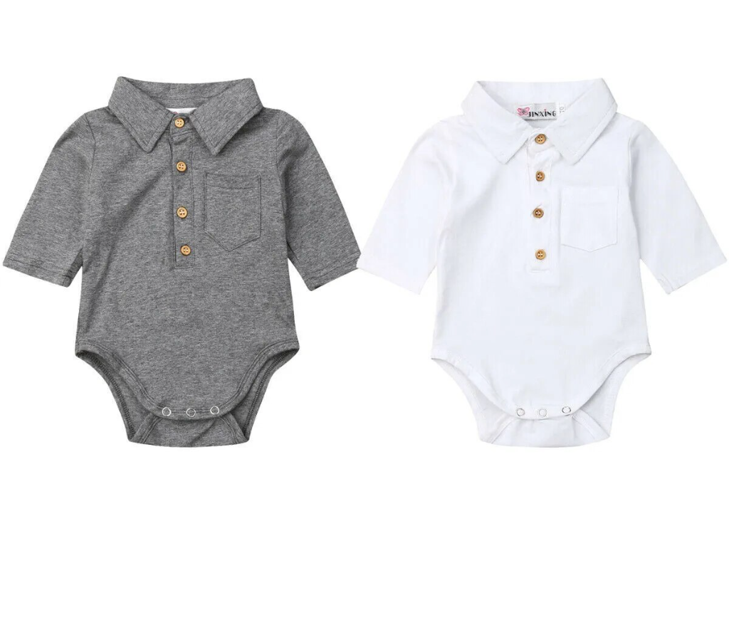 Baby Boy Gentleman Bodysuit Romper