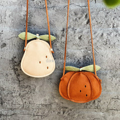 Cute Kids Mini Bags - Pear, LadyBug, Pumpkin Toddler Girls
