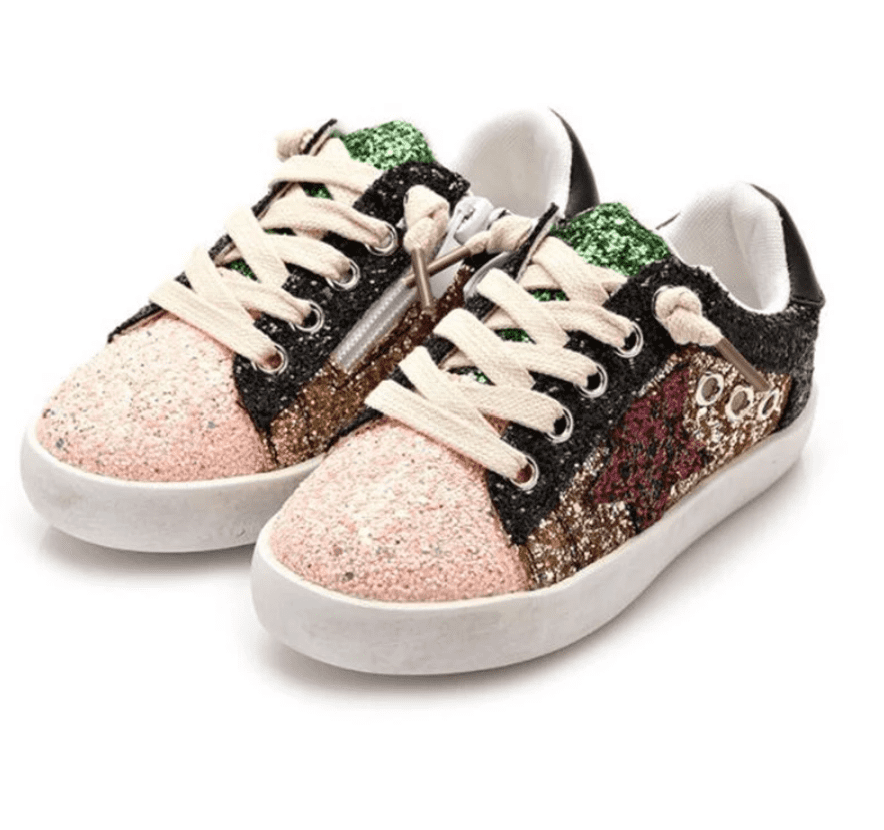 Glitter Star Sneakers.