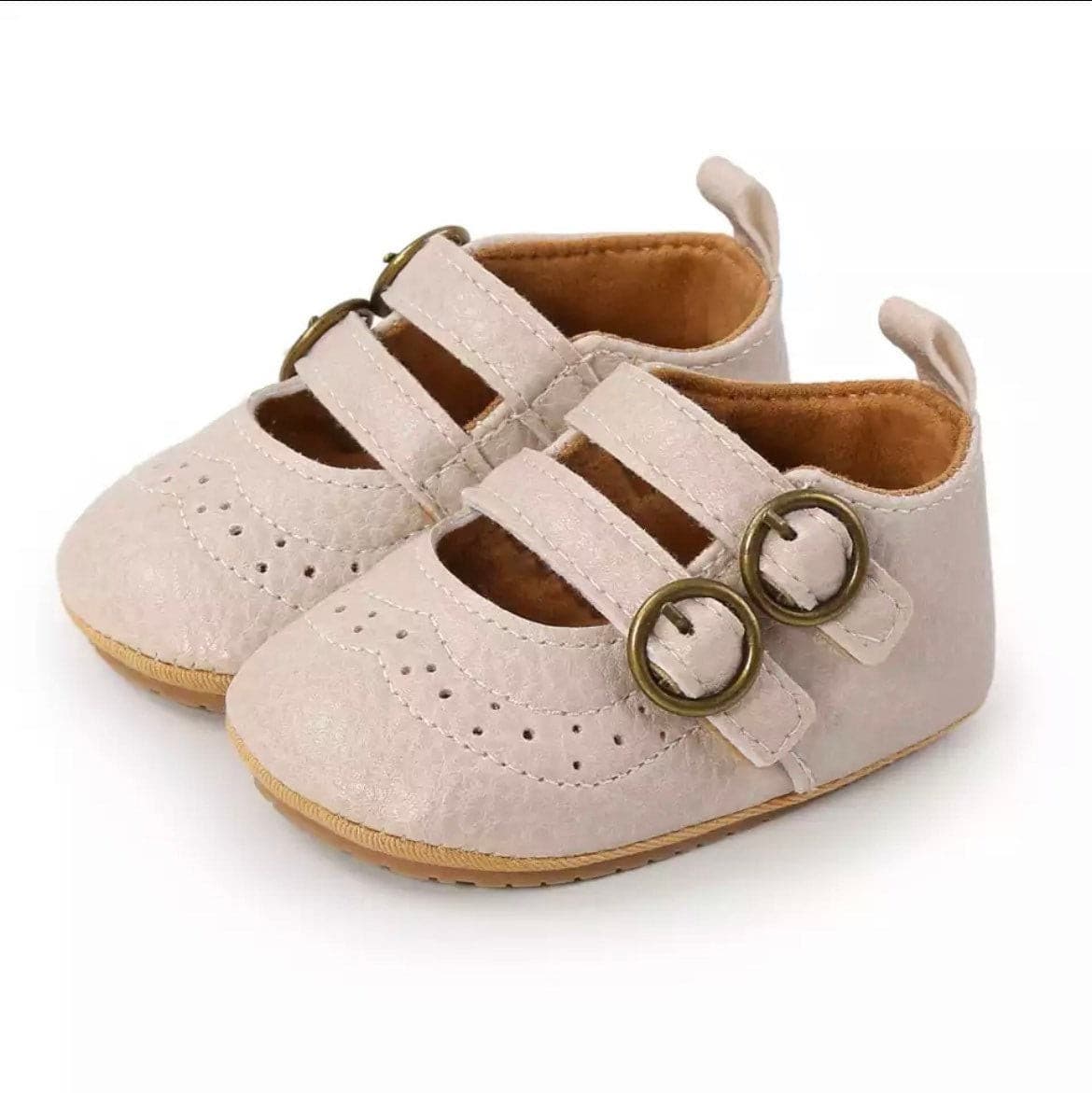 Lou - Baby Mary Janes First Walker Shoes-Thank you for visiting my store! Gorgeous Baby Mary Janes First Walker Shoes in size newborn to 18 months.This is great little shoe and is very popular for all speci-Bijou Bubs