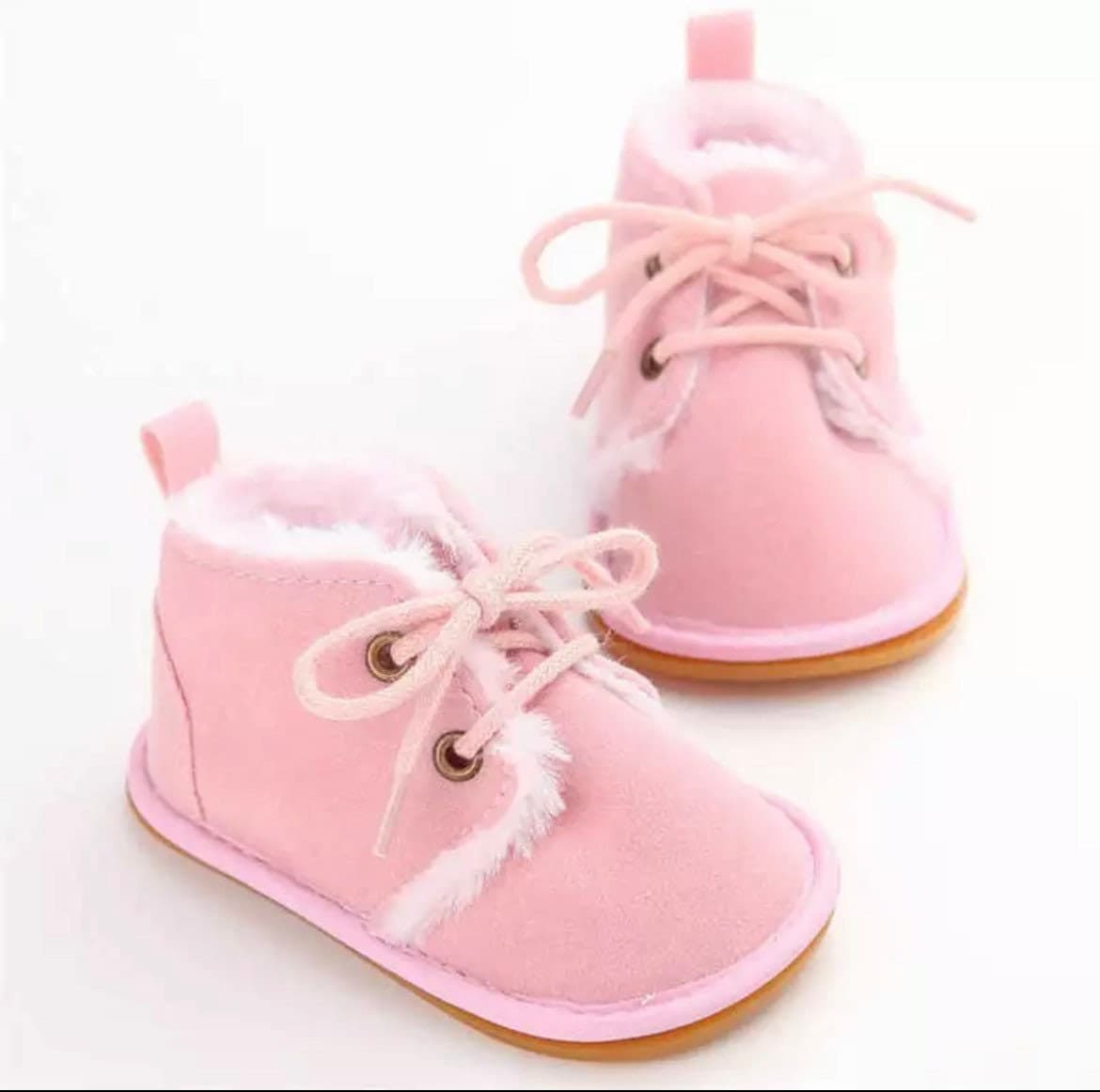 Suede Baby Boots with Fur-Welcome! Thanks for looking in our shop and viewing these beautiful handcrafted baby shoes.Our high quality first walker shoes are durable, breathable &amp; super cu-Bijou Bubs