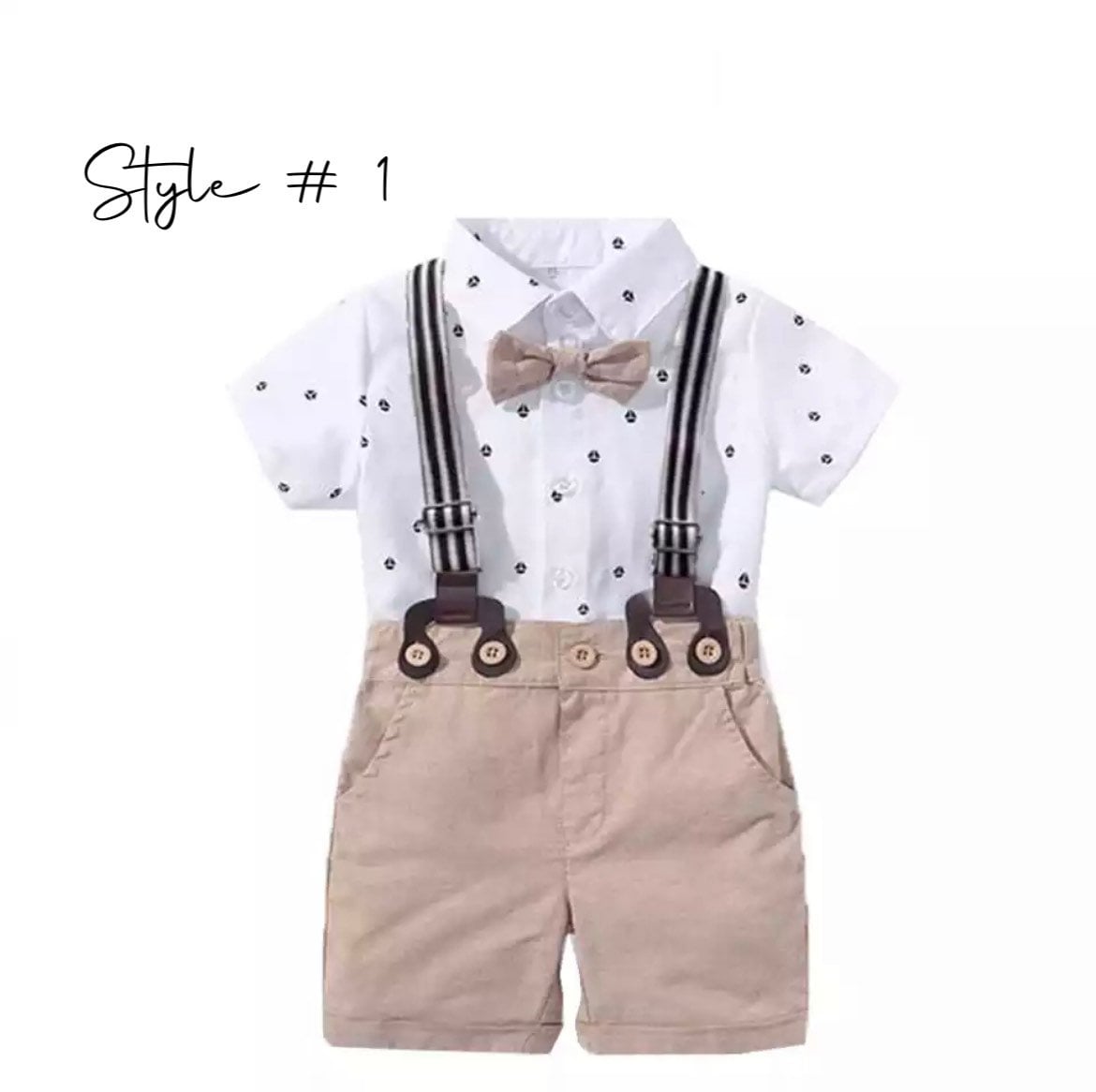 Berkeley - Baby Boy Gentleman Romper Suit Set-This outfit is designed for a little Gentlemen.This will dress up your little baby boy to look special for many / any occasions - well made and so cute on!This is tr-Bijou Bubs