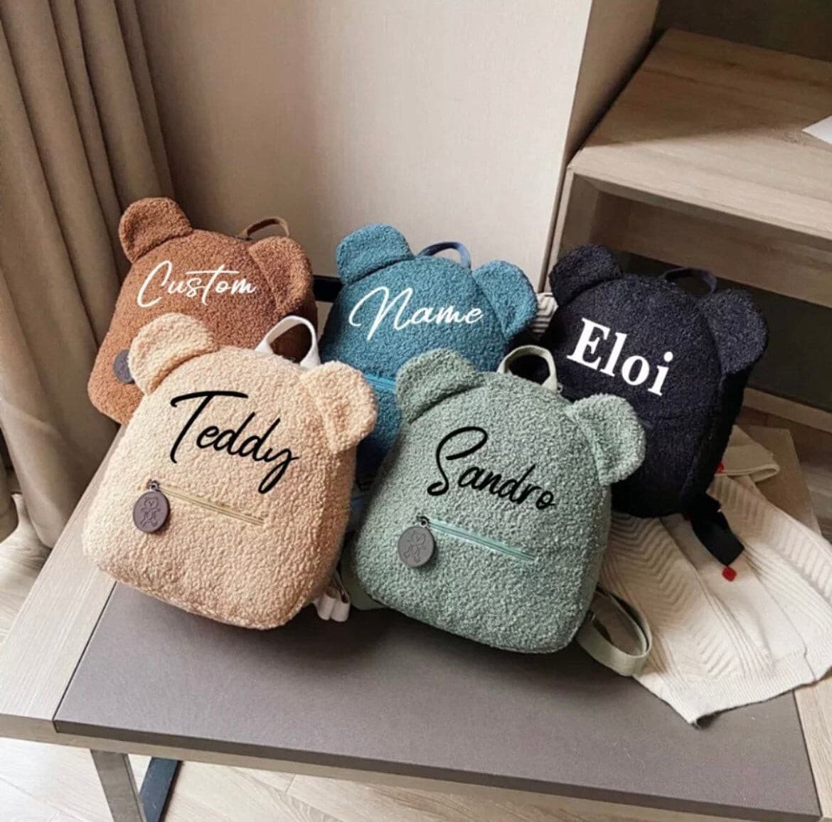 Personalised Kids Backpack with Embroidered Name for Kids.
