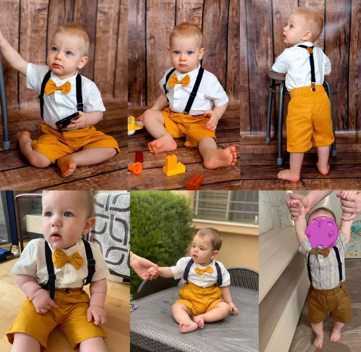 Mayfair - Baby Boy Short Sleeve Suit Set.