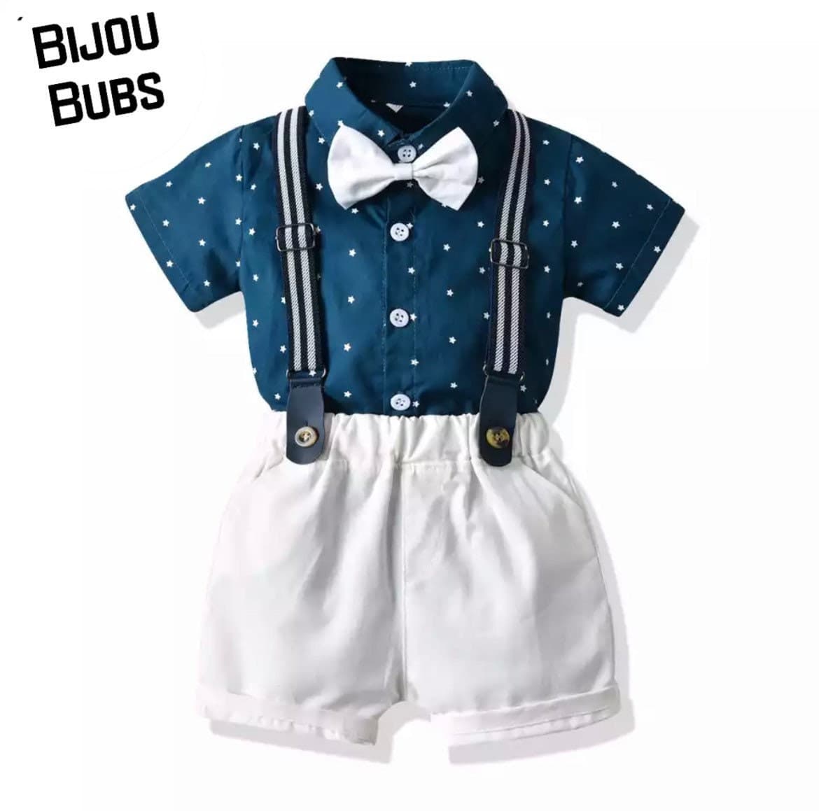 Mayfair - Baby Boy Short Sleeve Suit Set.