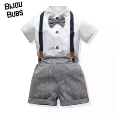 Mayfair - Baby Boy Short Sleeve Suit Set.