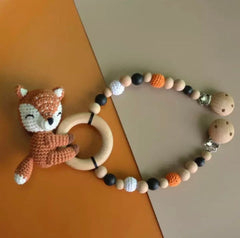 Crochet Pram Garland Toy with Clip.