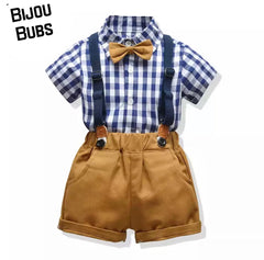 Mayfair - Baby Boy Short Sleeve Suit Set.