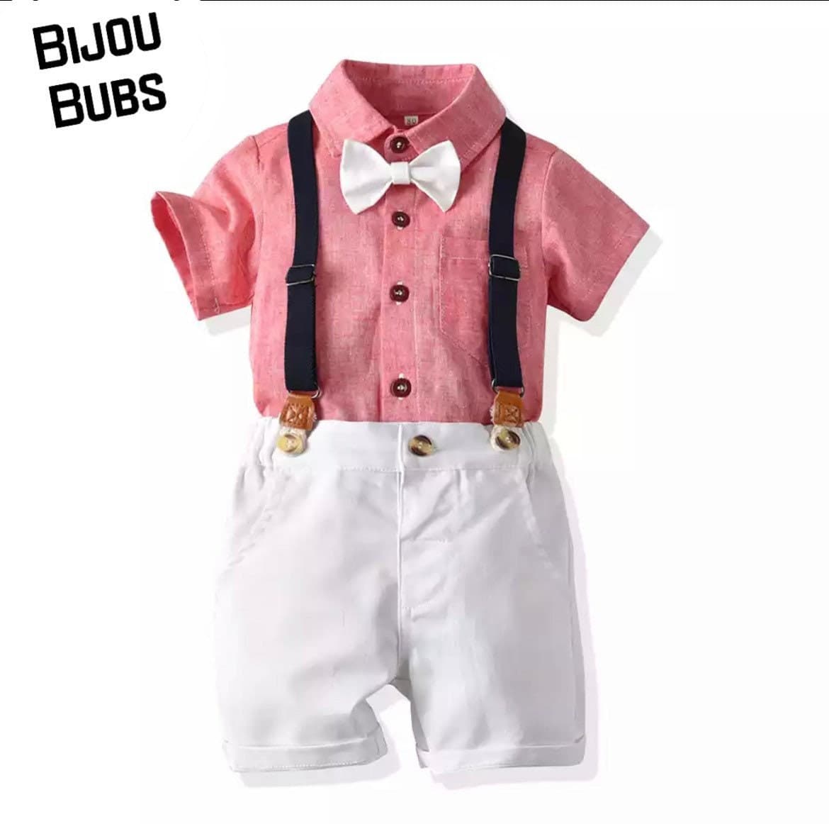 Mayfair - Baby Boy Short Sleeve Suit Set.