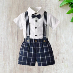 Mayfair - Baby Boy Short Sleeve Suit Set.