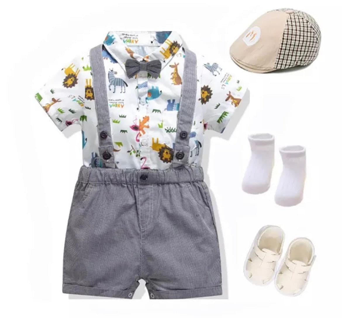 Monte Set - Baby Boy Summer Suit Set.