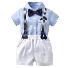 Byron - Baby Boy Wedding Suit with Bowtie, Newborn to 2 years Suit Set.