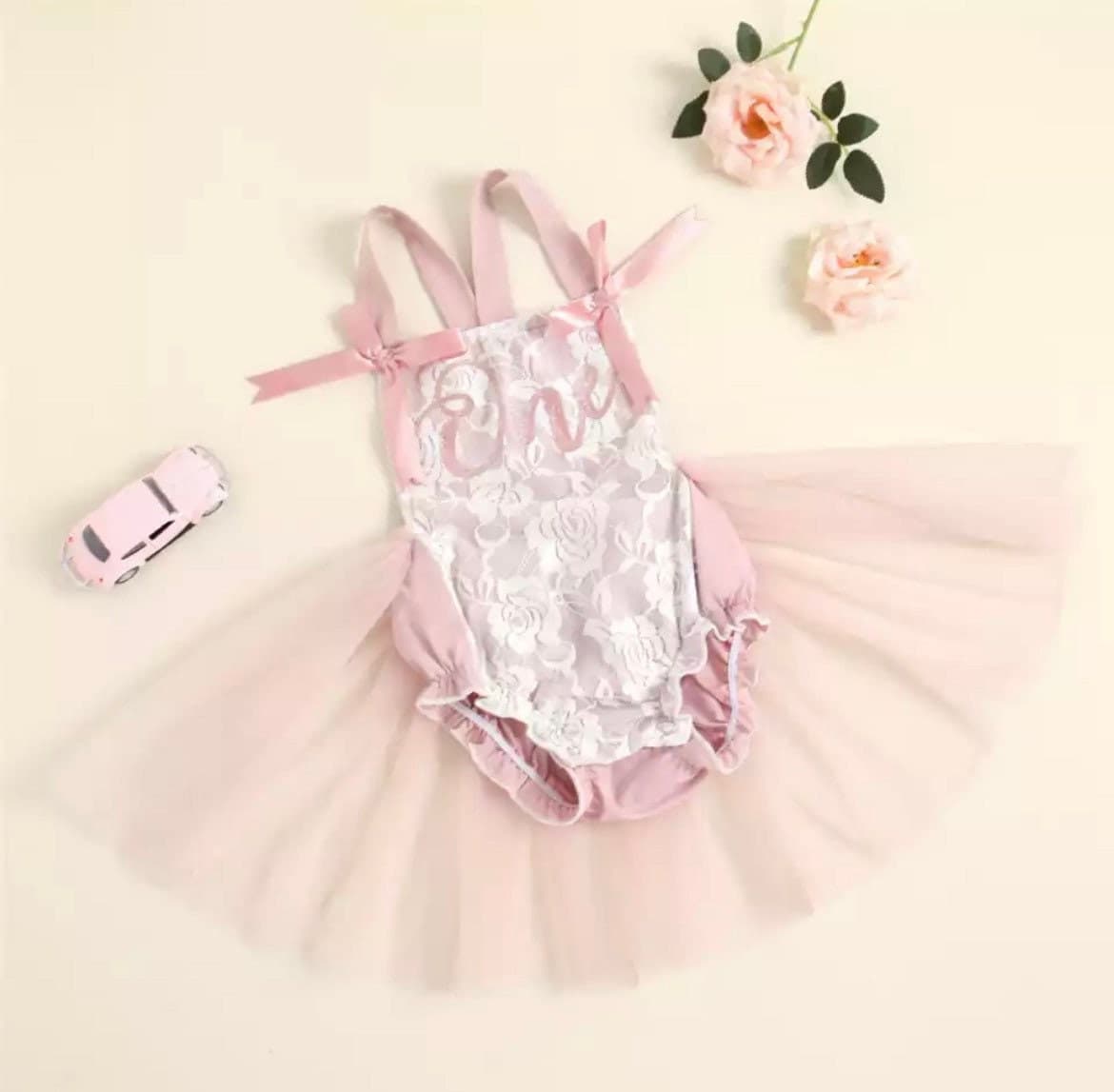 Princess Baby Dress, Girls First Birthday Dress, Girls 1 Year Outfit, Baby Girl Tutu Dress,  Cake Smash Outfit, First Birthday Romper.