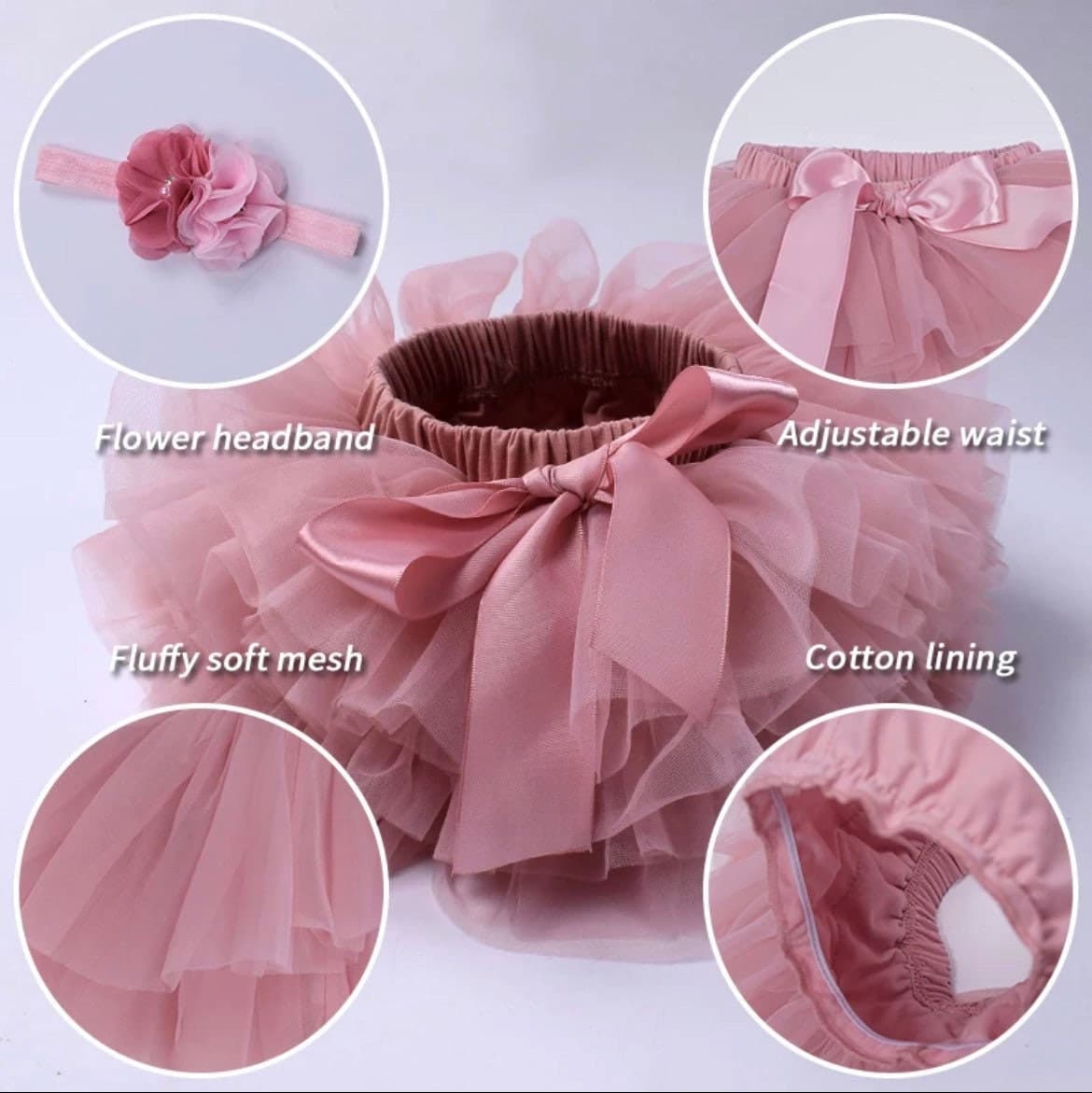 Newborn tulle tutu, Baby tulle tutu skirt,.