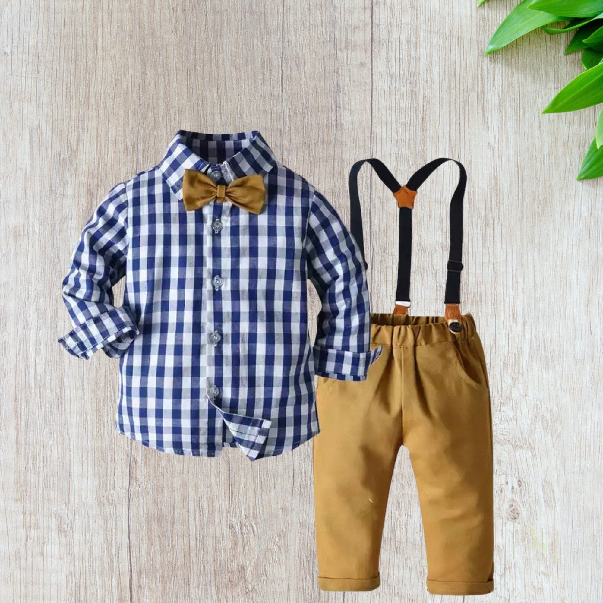 Mayfair - Baby / Toddler Boys Long Sleeve Suit Set.