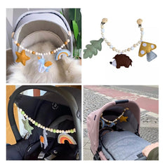 Felt Pram Garland for Baby Stroller.