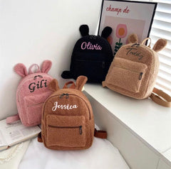 Personalised Backpack with Embroidered Name for Kids-Thanks for visiting my store !
Great backpack for your little one to carry toys and snacks.
Or the cutest gift for them. ♥
Do not hesitate to write to us for anythin-Bijou Bubs