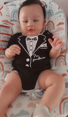 Baby Tuxedo Onesie - Black.