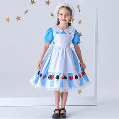 Alice in Wonderland Birthday Party Costume.
