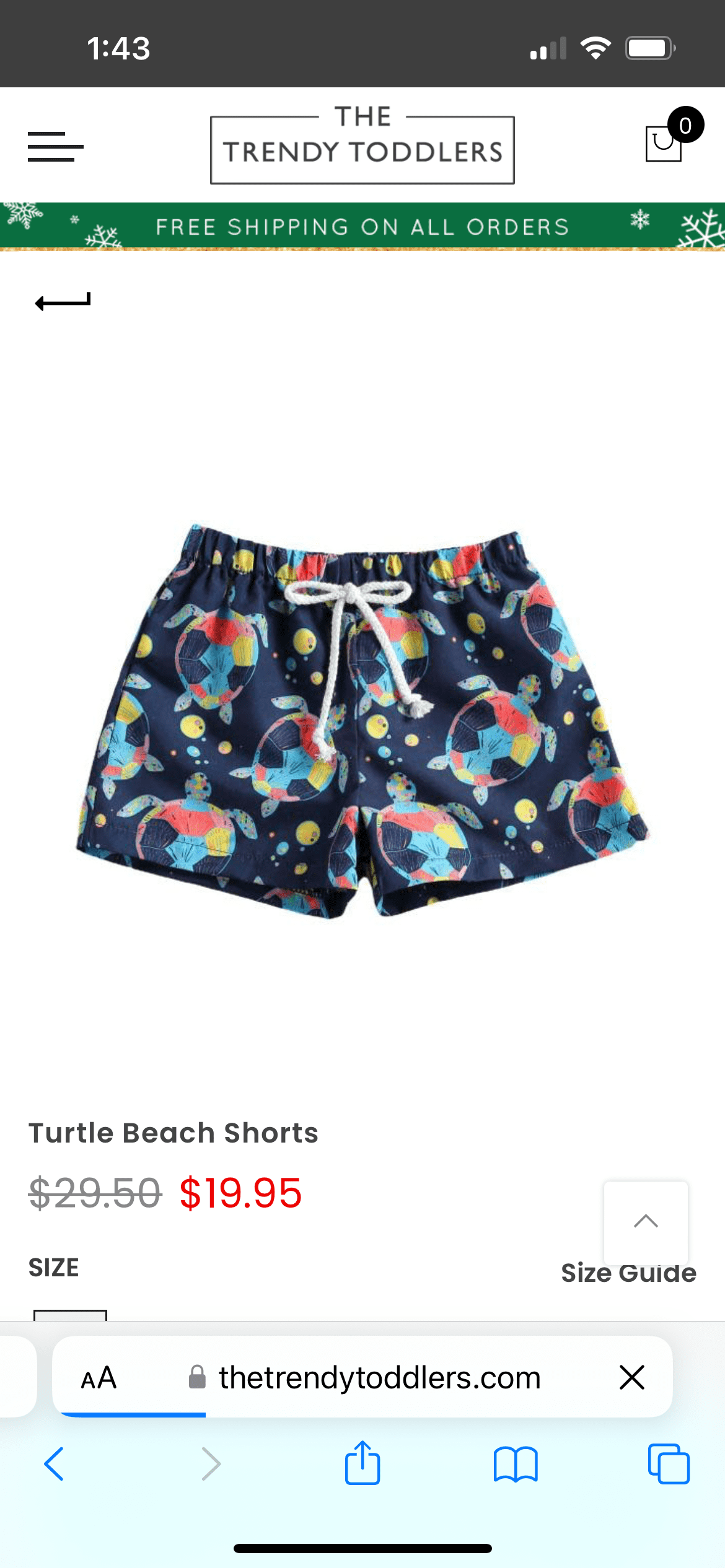 Turtle Beach Shorts / Boardies.