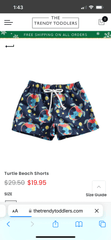 Turtle Beach Shorts / Boardies.