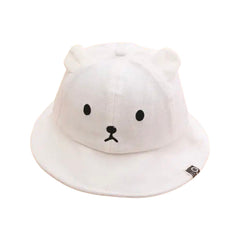 Baby Bear Bucket Hat - Ivory.