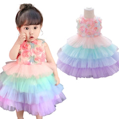 Liana - Baby Girl Birthday Party Dress | Princess Dress Baby Girl.