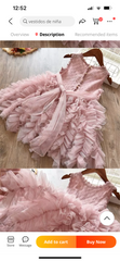 Lulubelle  Layered Tulle Party Dress - Dusty Pink.