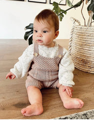 Chunky Speckle Baby Sweater.