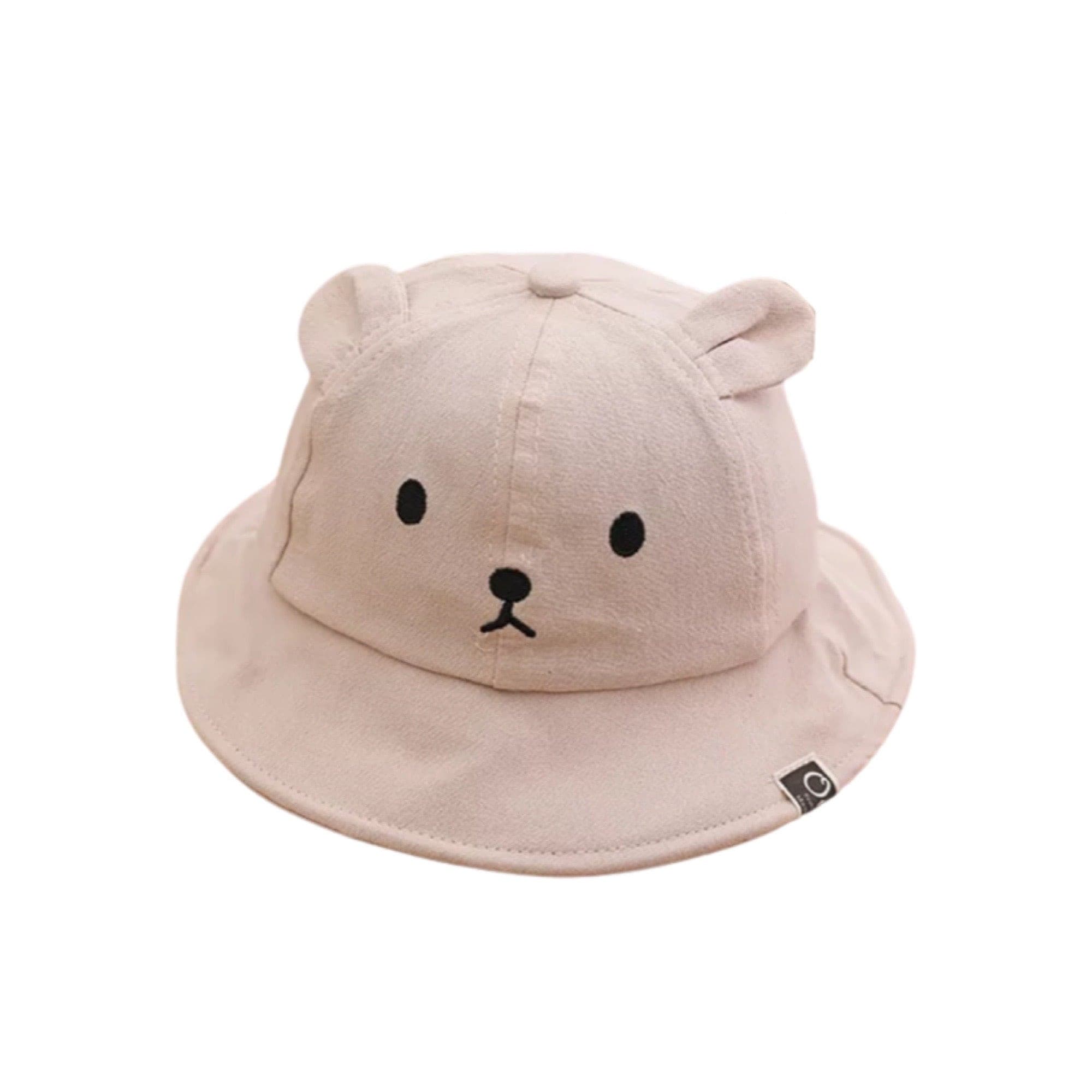 Baby Bear Bucket Hat - Latte.