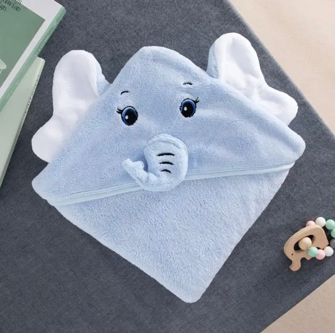 Baby Ears Hooded Bath Towel.