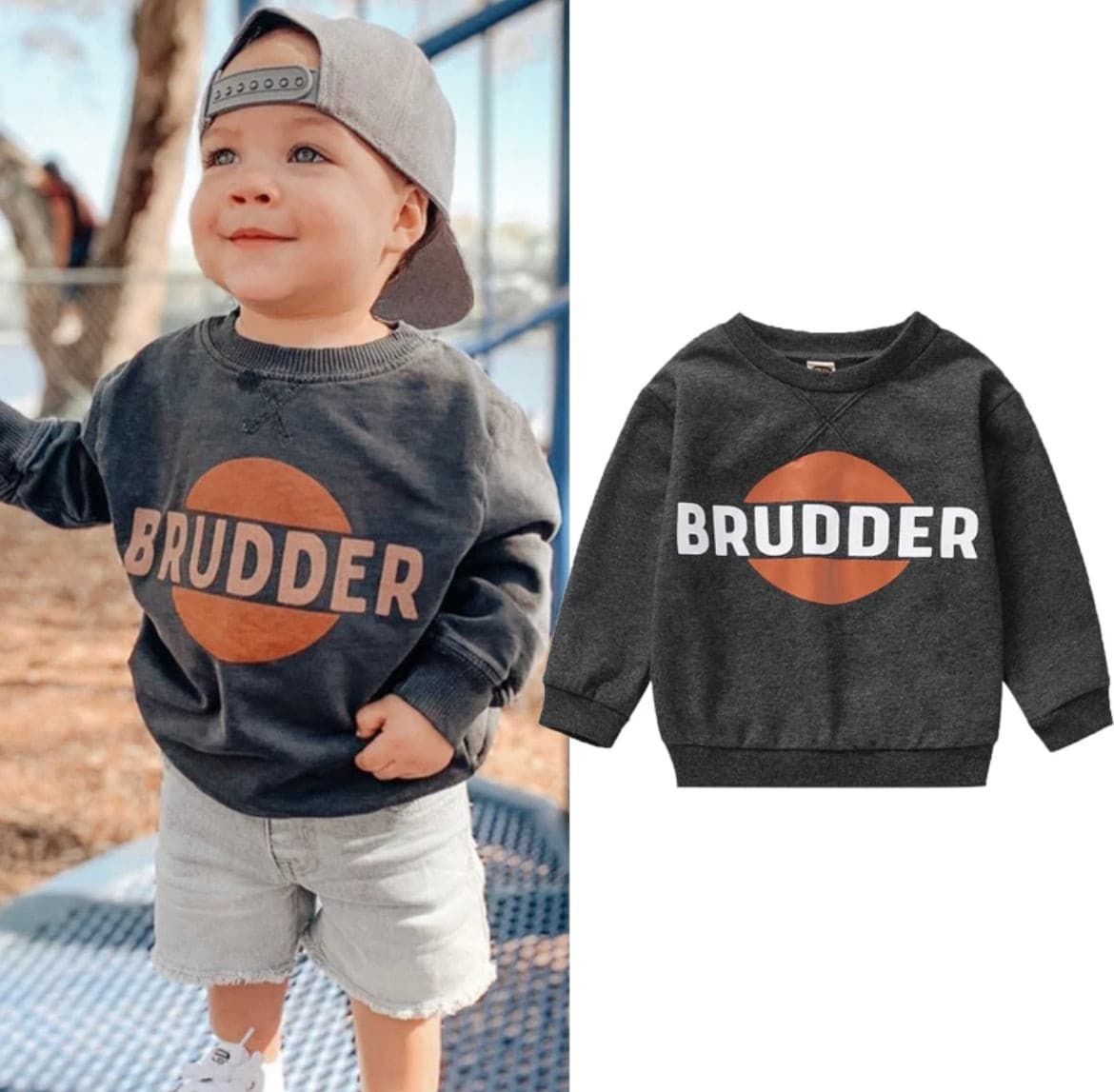 Brudder - Crew Neck Jumper SweatShirt.