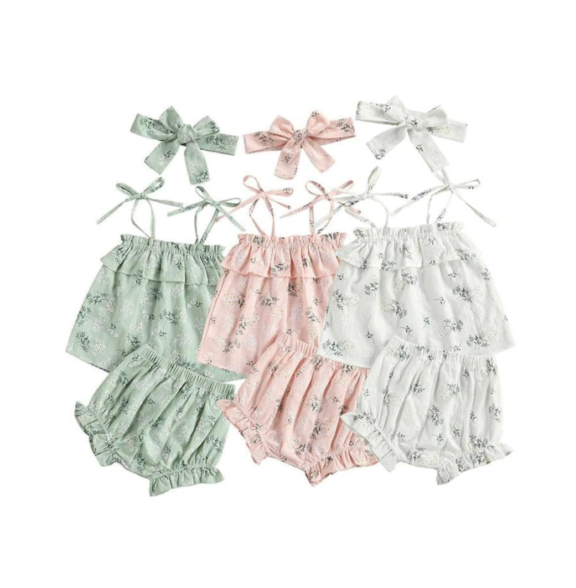 Tilly Ruffle Bloomer Set.