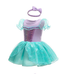 Mermaid Disney Costume Romper for Baby Girl Romper - Mermaid A.