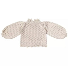 Celia - Girls Crochet Knitted Top.