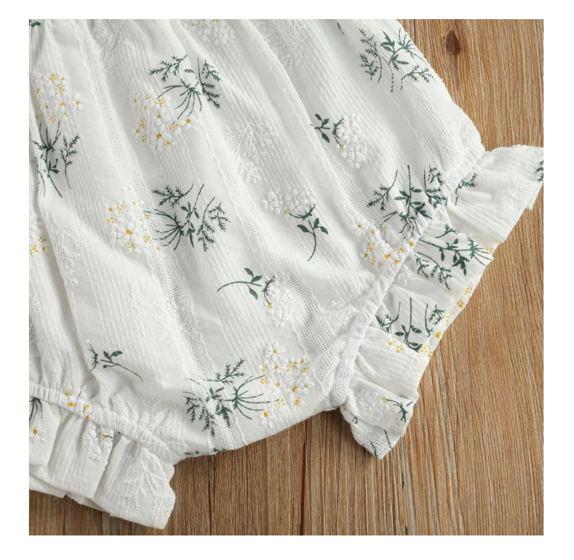 Tilly Ruffle Bloomer Set - Mint Green.