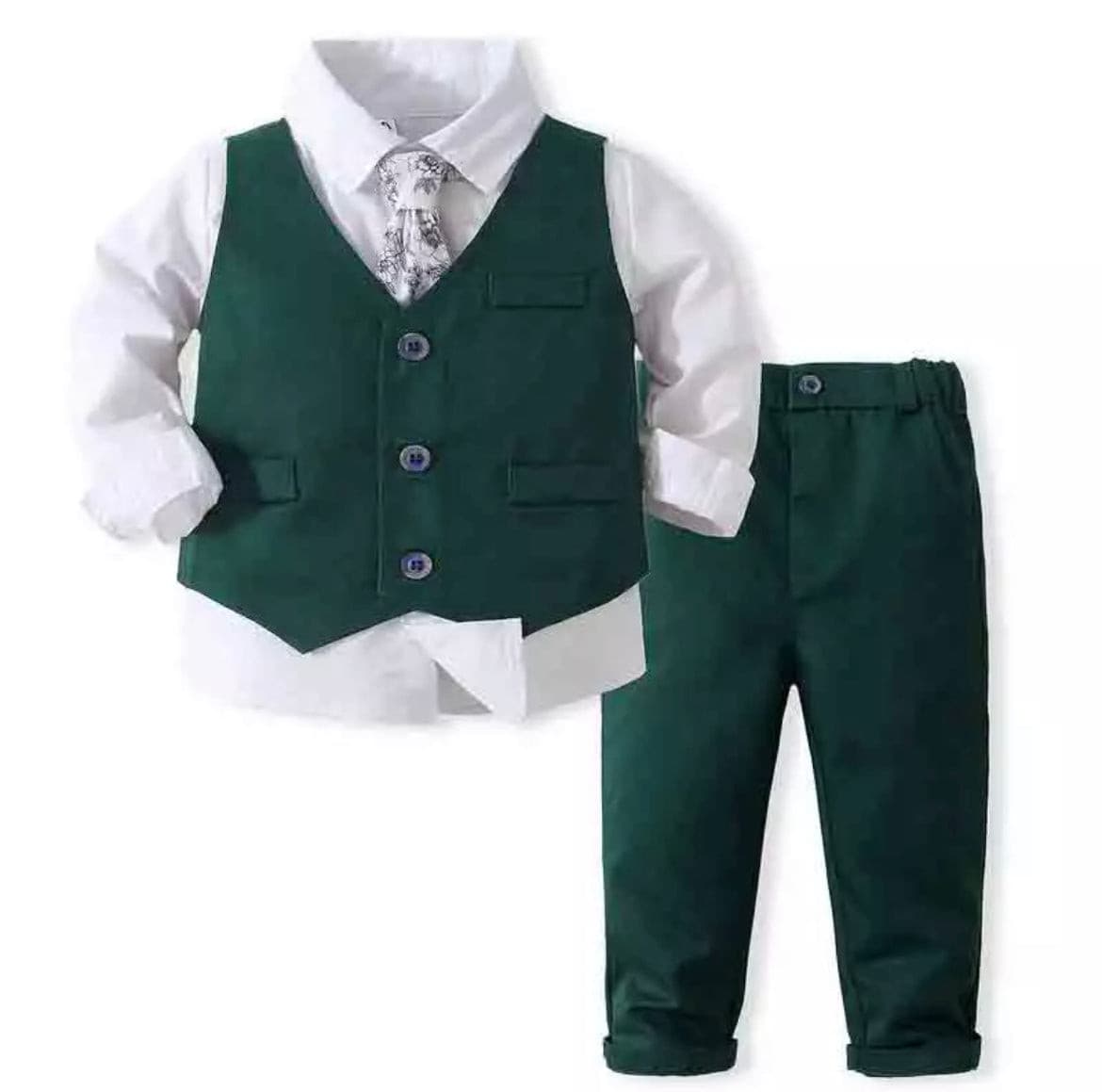 Gatsby Suit - Green & White.