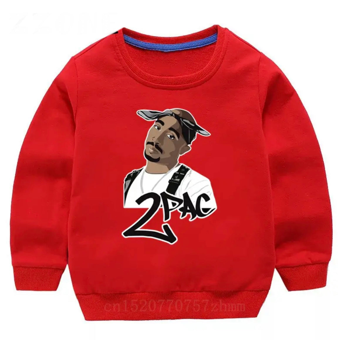 Tupac Graffiti Crewneck Sweater - Kids Jumper Tupac Graffiti Crewneck Sweater - Kids Jumper.