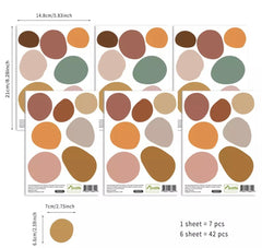 Nursery Wall Decals - Stone Dots.