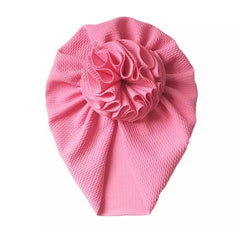 Ruched Flower Turban.