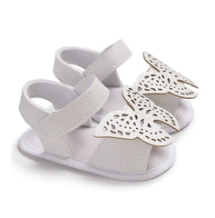 Cindy Butterfly Sandal - White.
