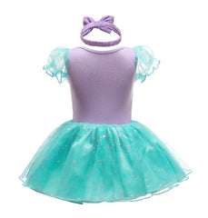 Mermaid Disney Costume Romper for Baby Girl Romper - Mermaid A.