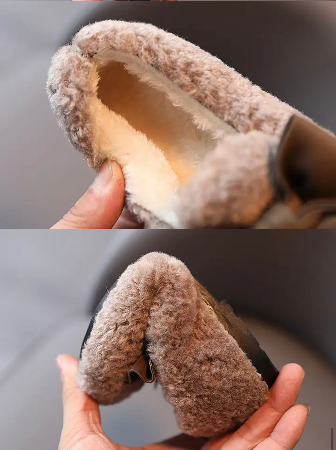 Girls Fluffy Bow Shoes.