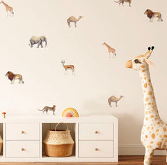 Safari Nursery Wall Decals - Safari Animals.