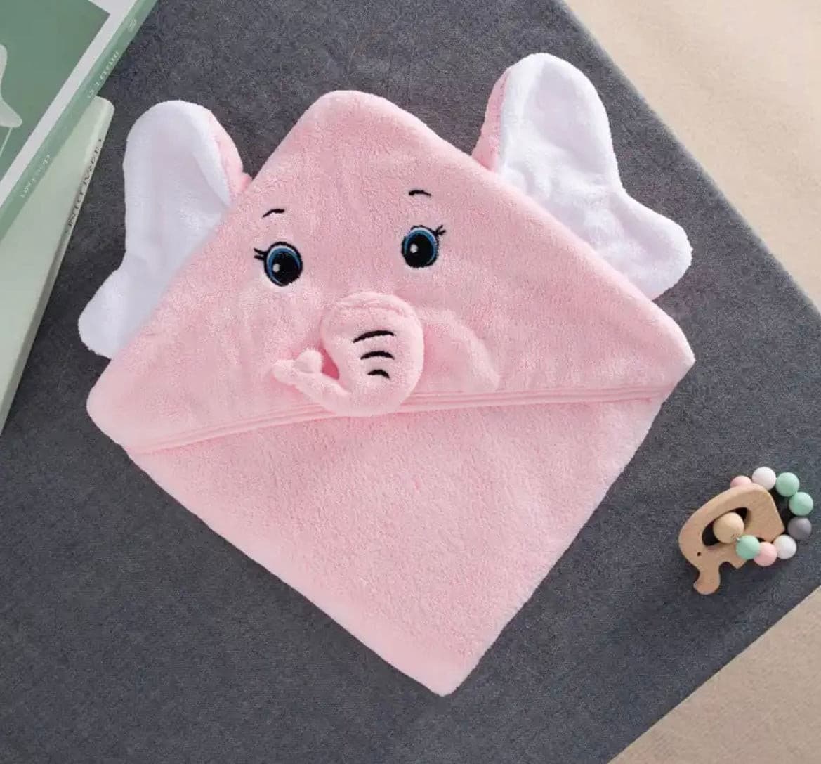 Baby Ears Hooded Bath Towel.