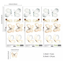 Nursery Wall Decals - Butterfly Light.