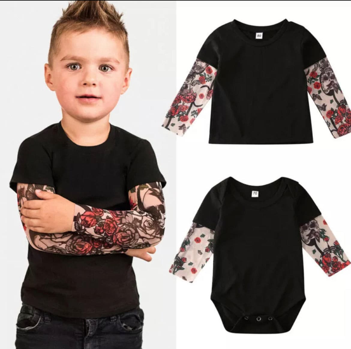 Kid’s Tattoo Shirt (2T-7T).