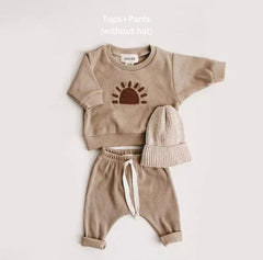 Waffle Boho Tracksuit - Assorted Colours.