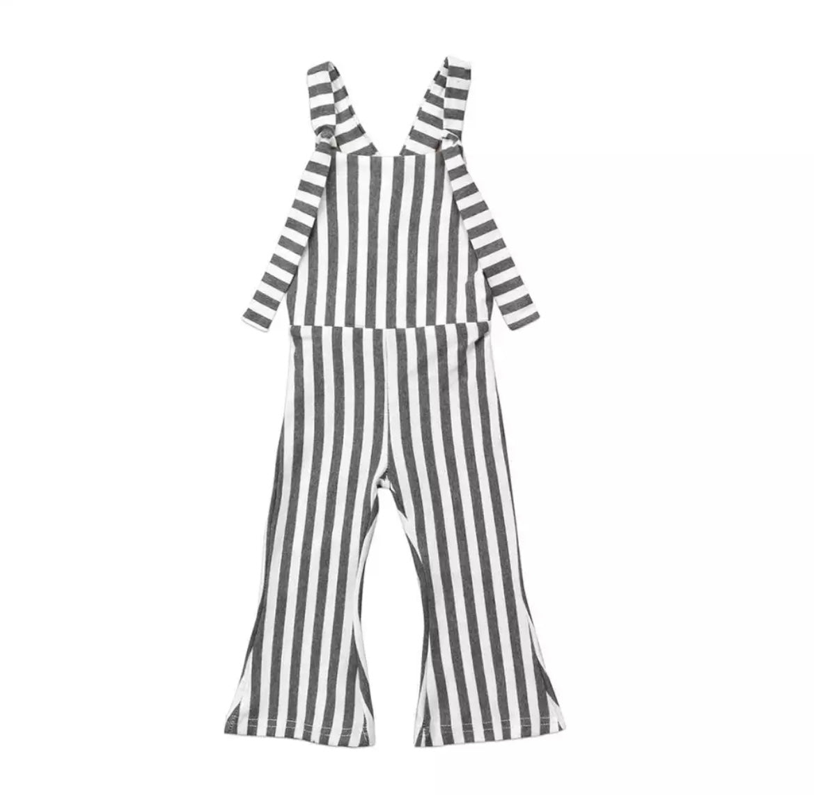Striped Baby Flares Playsuit - Pink.